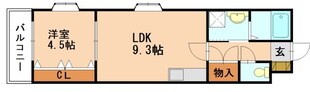 コンフォルト空港前の物件間取画像